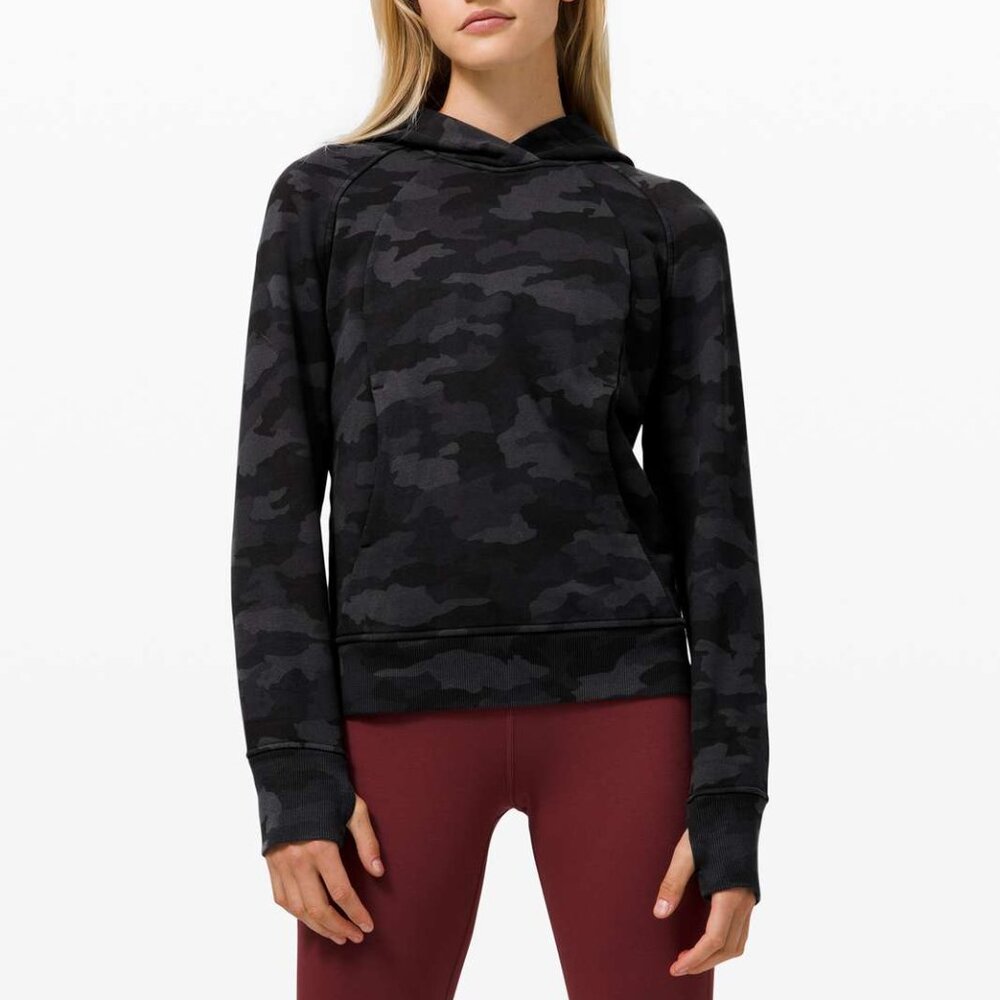 Lululemon Scuba Pullover Heritage 365 Camo Deep Coal